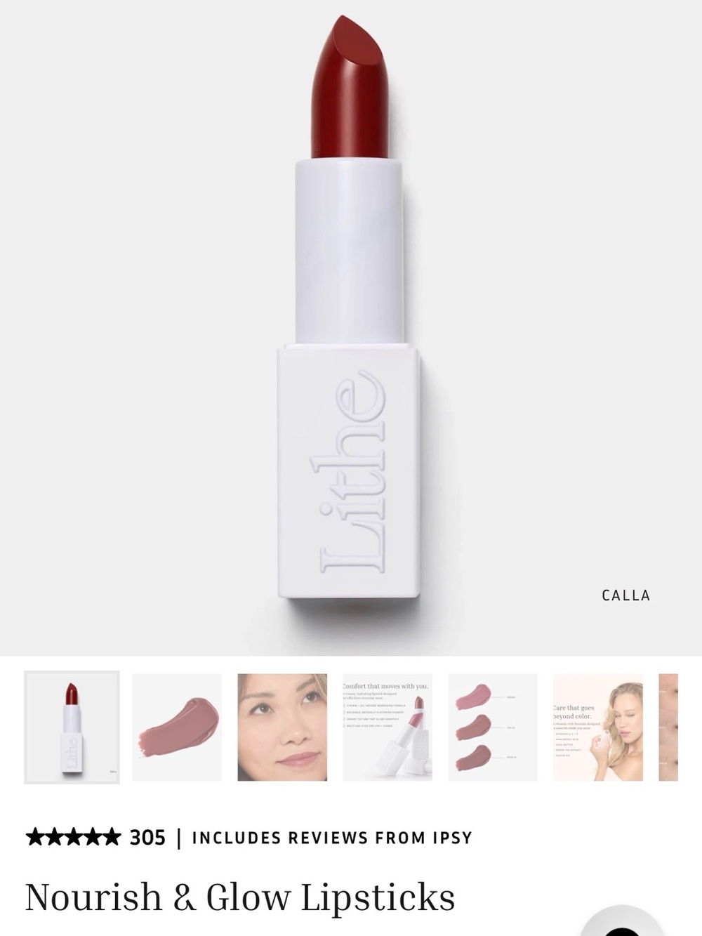 Nourish & Glow Lipstick — Calla